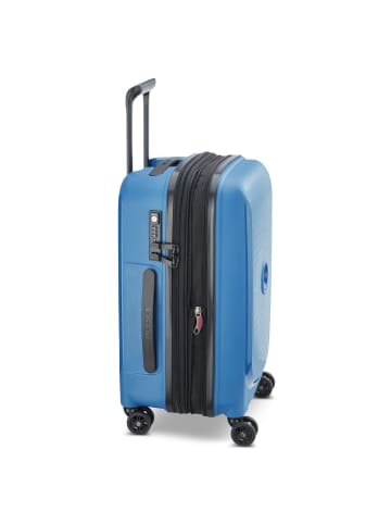 Delsey Belmont Plus 4-Rollen Kabinentrolley 55 cm in zink blau