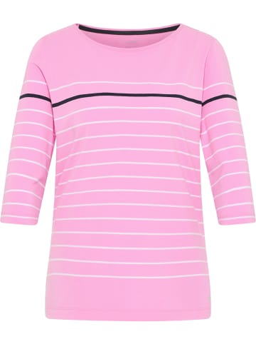 Joy Sportswear Ringelshirt LEILA in cyclam pink stripes