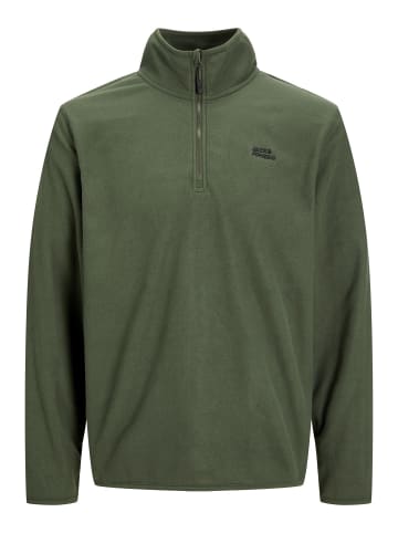 Jack & Jones Fleece Sweatshirt in Kombu Green