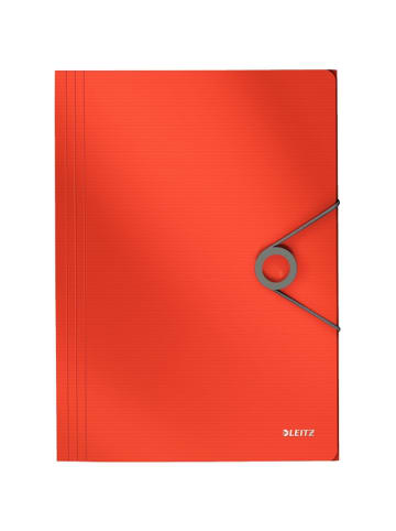 Leitz Eckspannmappe Solid A4 PP mit Klappen hellrot