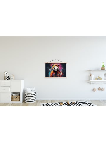 MuchoWow Poster mit Leiste Panda