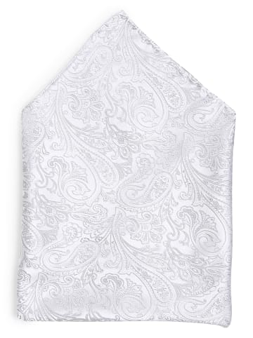 OLYMP LEVEL 5 Einstecktuch in silber - 0002