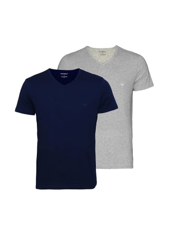 Emporio Armani Shirt 'Doppelpack' in navy grey