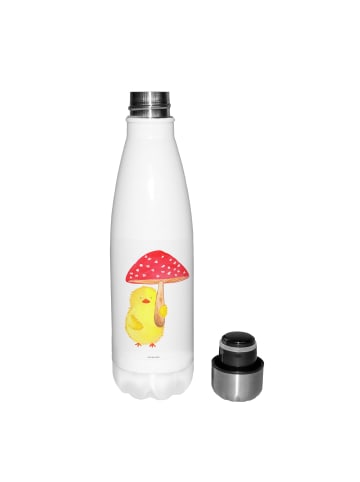 Mr. & Mrs. Panda Thermoflasche Küken Fliegenpilz ohne Spruch in Weiß