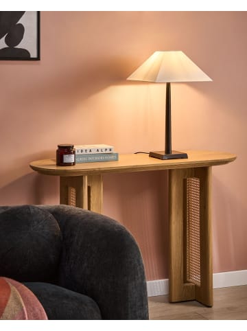 Beliani Tischleuchten DHUD in Schwarz/Weiß - (W) 34 x (H) 58 x (L) 34 cm