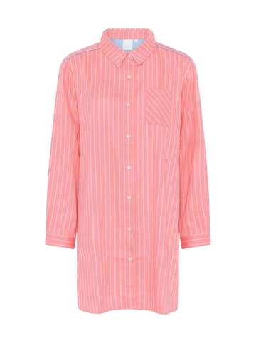 CCDK Copenhagen Schlafshirt Mary in Geranium Pink Stripe
