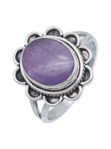 mantraroma 925er Silber - Ringe mit Amethyst