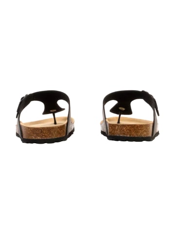 Divine Factory Noga Joy Edge Lederpantoletten Schwarz