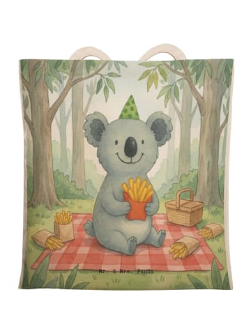 Mr. & Mrs. Panda Tasche Koala Pommes Design ohne Spruch in Weiß