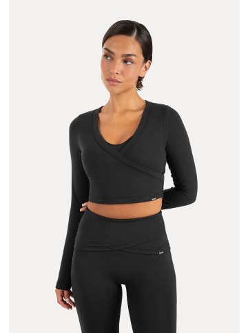 SMILODOX Crop Longsleeve Niora in Schwarz