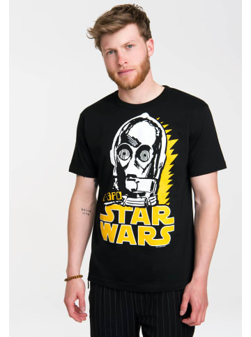 Logoshirt T-Shirt C-3PO - Krieg der Sterne in schwarz