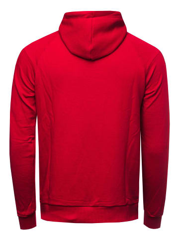 Rusty Neal Kangaroo Kapuzenpullover mit Zipper in Rot