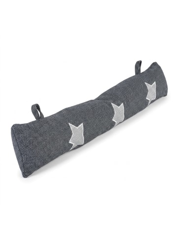 relaxdays Zugluftstopper "Stern" in Grau - 76 cm