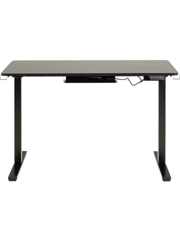 ebuy24 Schreibtisch Cairo Schwarz 120 x 60 cm