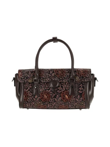 usha FESTIVAL Women Tote Bag in Brown Multicolor