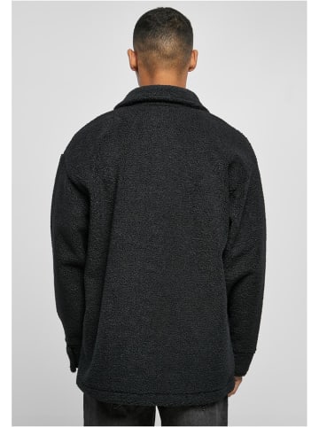 Starter Black Label Jacke "Starter Sherpa Shirt Jacket" in Schwarz