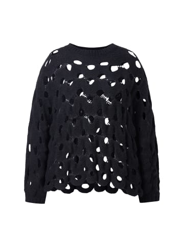 Ulla Popken Pullover in schwarz