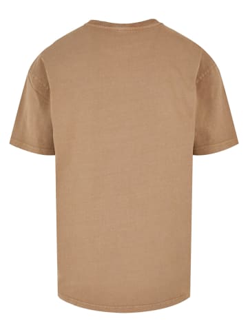 Merchcode Merchcode Herren Faith Acid Washed Oversized Tee in unionbeige