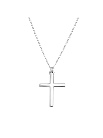 Alexander York Kette mit Anhänger KREUZ in 925 Sterling Silber, 2-tlg.