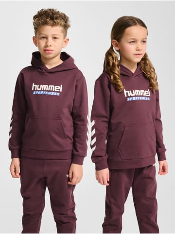 Hummel Kapuzenpullover Hmljr Logo Lebensstil Mädchen in VINEYARD WINE