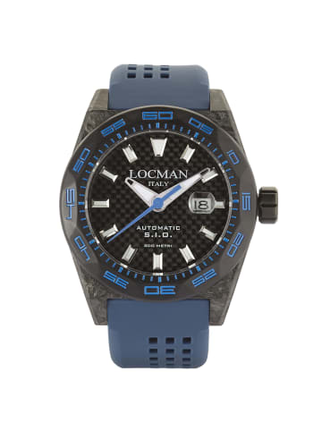 Locman Herrenuhr "Stealth 300 MT Automatik Carbon" in Schwarz