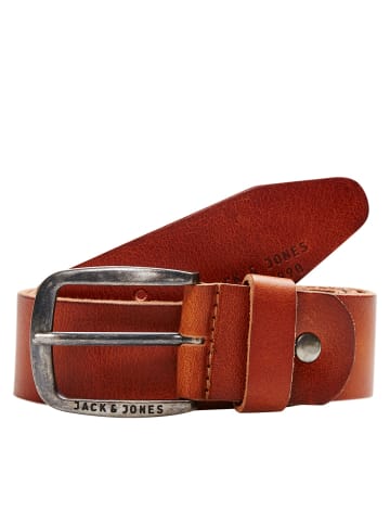 Jack & Jones Ledergürtel 'JACPAUL' Braun
