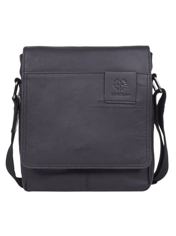 Strellson Hyde Park Jeremy Umhängetasche Leder 21 cm black