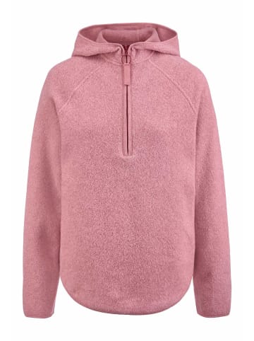 Hessnatur Fleece Hoodie in rosenpink