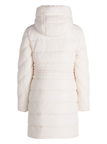 Zero  Steppmantel mit Knopfleiste in Eggnog