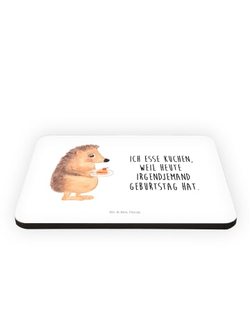 Mr. & Mrs. Panda Pinnwand Magnet Igel Kuchenstück mit Spruch in Weiß