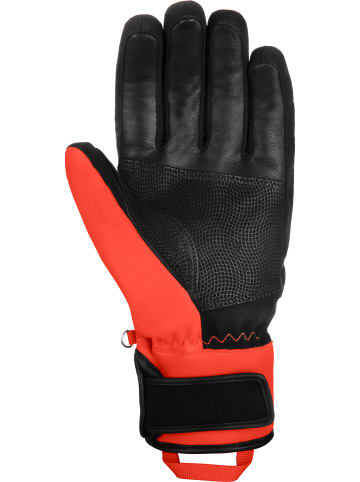 Reusch Fingerhandschuhe Worldcup Warrior R-TEX® XT in 7809 black / fluo red