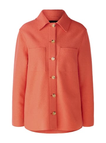 Oui Jacke Boiled Wool - reine Schurwolle in red