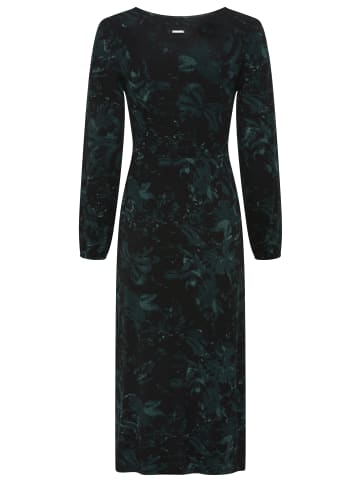 Bruno Banani Jerseykleid in petrol-gemustert