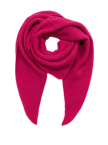 Faera Weicher Schal mit Fransen - Accessoire für kalte Tage in Pink