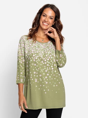 WITT WEIDEN Tunikashirt in schilf-hellrosé-bedruckt