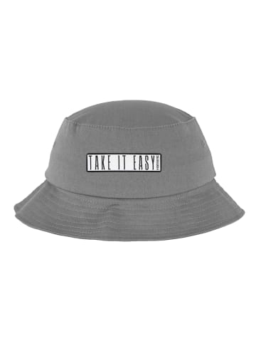 F4NT4STIC Bucket Hat Bucket Hat Take It Easy in grau