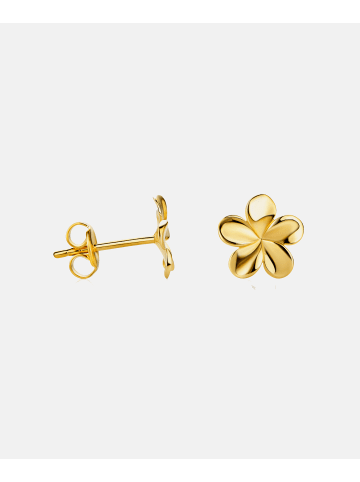 Diamant L'éternel Ohrringe aus 375 Gelbgold
