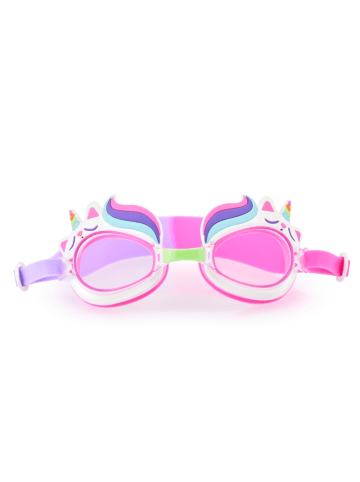 Aqua2ude Kinder Schwimmbrille für Kinder Einhornkatze  100% Silikon Ab 3 Jahren