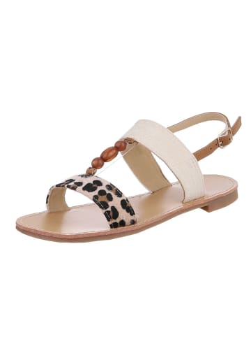 Ital-Design Sandale & Sandalette in Beige und Braun