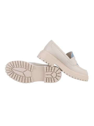 Ital-Design Halbschuh in Beige und Blau