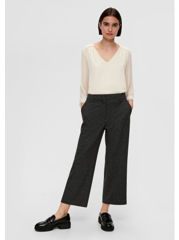 s.Oliver BLACK LABEL Hose 7/8 in Schwarz