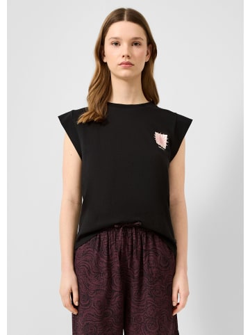 QS T-Shirt in 99D1_schwarz
