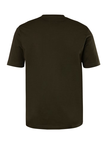 STHUGE Kurzarm T-Shirt in dunkel oliv