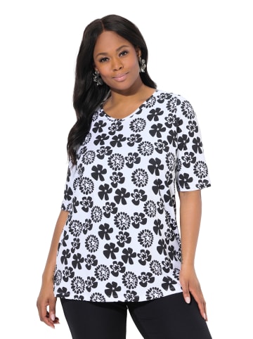 Ulla Popken Shirt in schneeweiß