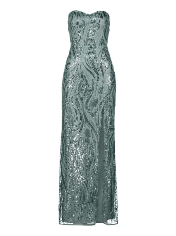 Vera Mont Abendkleid mit Pailletten in Platinum Grey