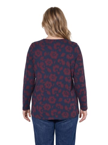 Ulla Popken Langarmshirt in marine