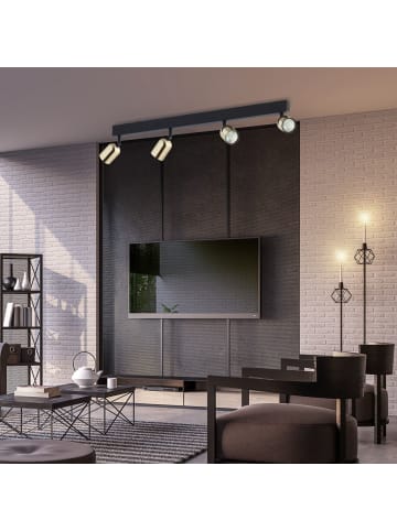 Licht-Erlebnisse Spot Strahler (B)18 x (L)84 x (H)16 cm in Schwarz Gold