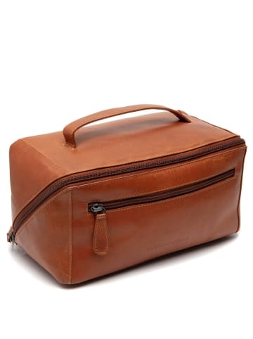 The Chesterfield Brand Elmia - Kulturbeutel 24 cm (schwarz) in cognac