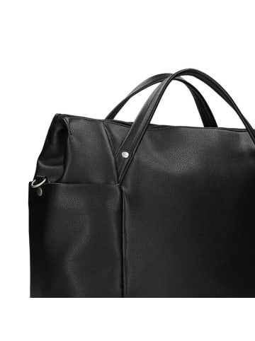 Zwei Pia Shopper Tasche 42 cm Laptopfach in black