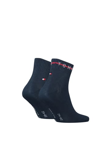 Tommy Hilfiger Quartersocken SUSTAINABLE STRIPE in Blau